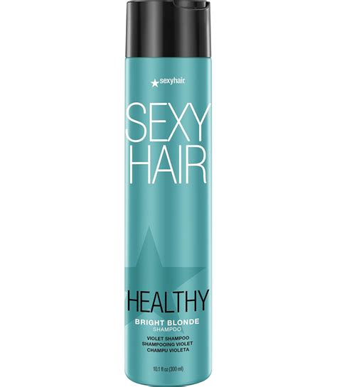 Amazon SexyHair Healthy Bright Blonde Violet Shampoo Oz Helps Counteract Brassiness