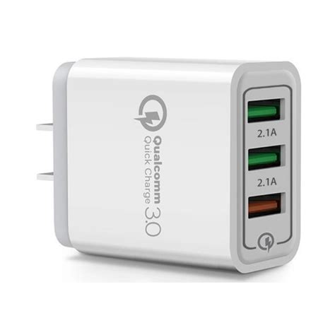 3 Pcs 3 Port Fast Quick Qc 3 0 Usb Hub Wall Charger Power Charge Us Plug Adapter Ebay