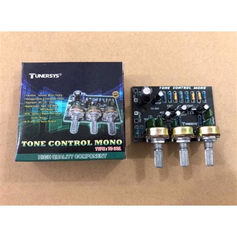 Jual Tone Control Mono 3 Potensio Tunersys Shopee Indonesia