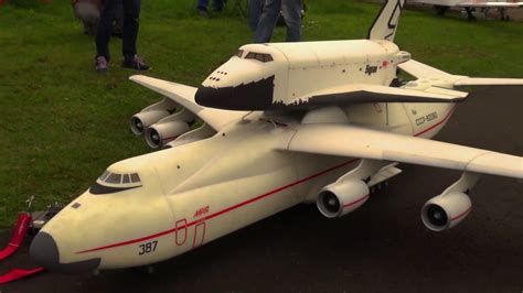 Unbelivable Rc Antonov An225 Decoupling Midair The Buran Rc Spaceship