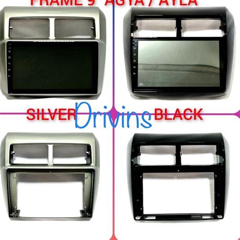 Jual FRAME HEAD UNIT DOUBLE DIN ANDROID TOYOTA AGYA DAIHATSU AYLA 9