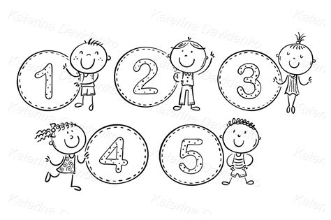 Numbers Clipart Black And White