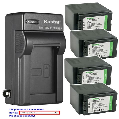 Kastar Battery Ac Wall Charger For Cga D54 D54s Panasonic Ag Hpx255 Ag Hpx255p Ebay