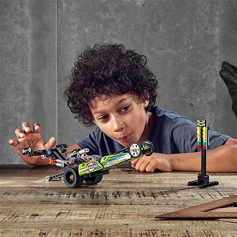 Lego Technic Dragster 42103 Pull Back Racing Toy Building Kit 225