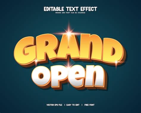 Premium Vector Editable 3d Text Effect Styles