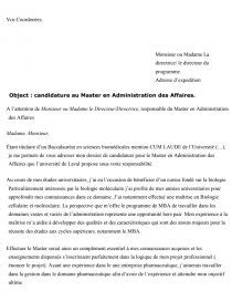 Lettre De Motivation Master Biologie