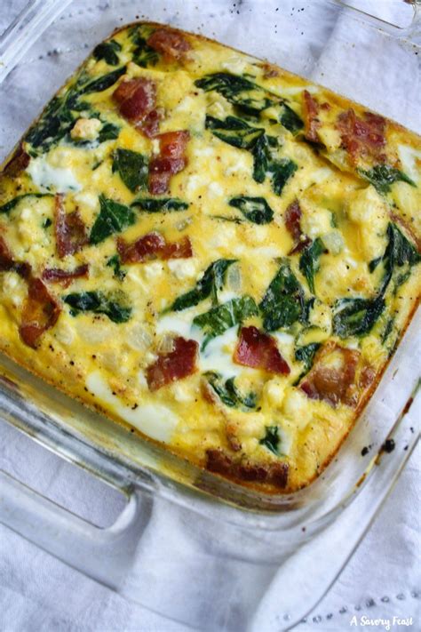 Sausage Spinach And Feta Egg Bake Artofit