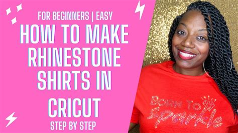 How To Make Rhinestone Shirts For BEGINNERS With A CRICUT An ETSY