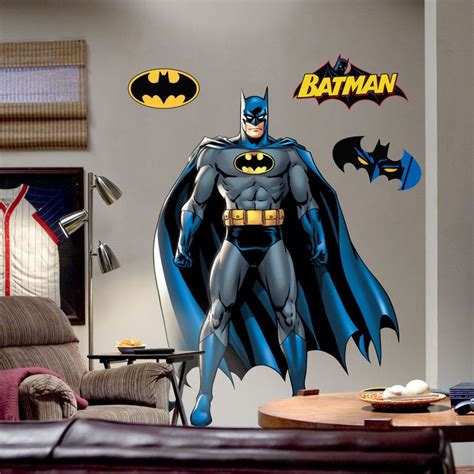 Batman Wall Decal Sticker Mural Panel Hero Bedroom Poster Graphic Art