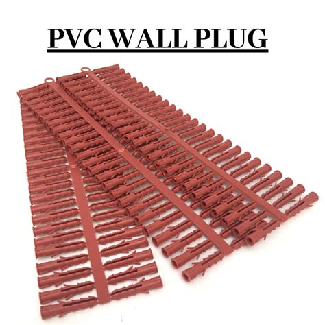 Pvc Wall Plug 50pcssheet 55mm6mm Shopee Malaysia