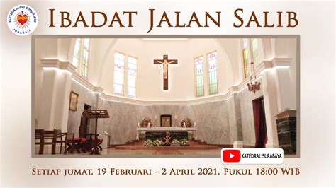 Ibadat Jalan Salib Jumat Maret Wib Youtube