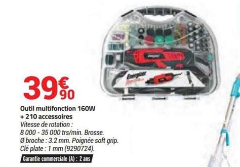 Promo Outil Multifonction 160w 210 Accessoires Chez Bricorama