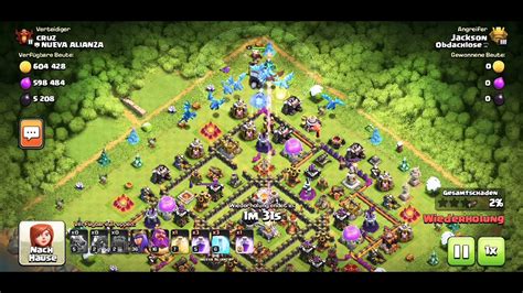 Clash Of Clans Rh 11 Elektrodrachen 3 Sterne Angriff Youtube