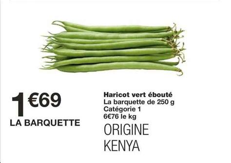 Promo Haricot Vert Bout Chez Monoprix Icatalogue Fr