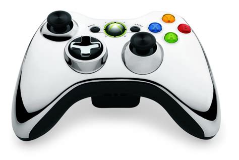 Xbox 360 Chrome Controller Silver Color