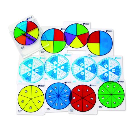 Probability Spinner Set 11pcs Smart Learn Educational Resources