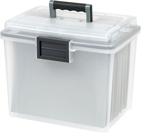 Iris Usa 19 Quart Weatherpro Plastic Office Storage