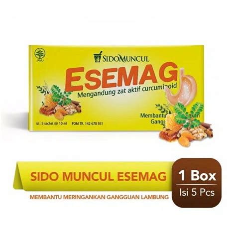 Jual Esemag Sidomuncul Isi Sachet Obat Lambung Shopee Indonesia