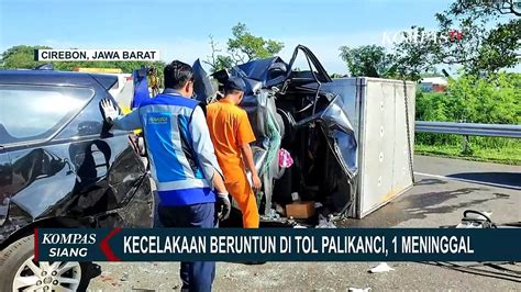 Empat Kendaraan Terlibat Kecelakaan Beruntun Di Tol Palikanci Satu