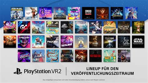 PlayStation VR2 13 Titel und Launch Line Up enthüllt Der