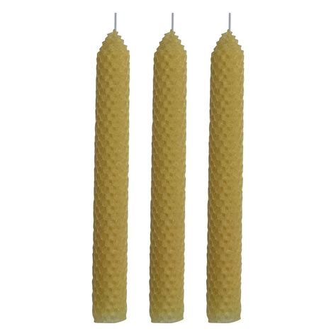 3 Set 100 Pure Natural Handmade Beeswax Honeycomb Hand Rolled