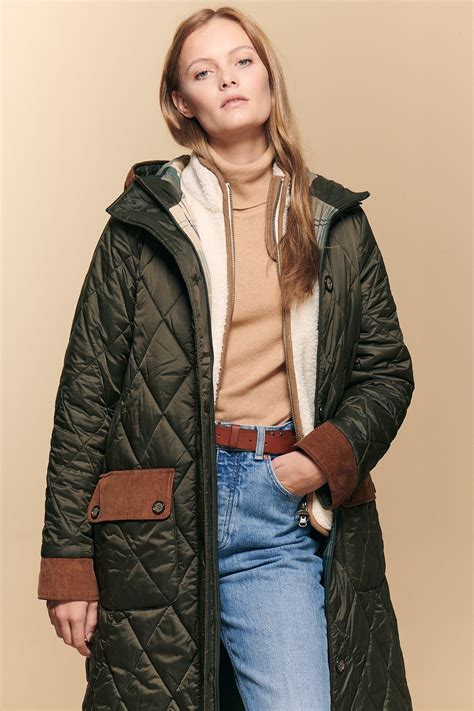 Barbour Mickley Kapitone Ceket Sg71 Sageancient