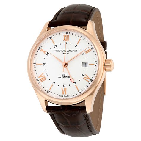 Frederique Constant Classics Index Gmt Automatic Mens Watch Fc 350v5b4