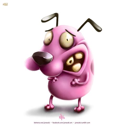 Courage The Cowardly Dog By Jonas Dc On Deviantart