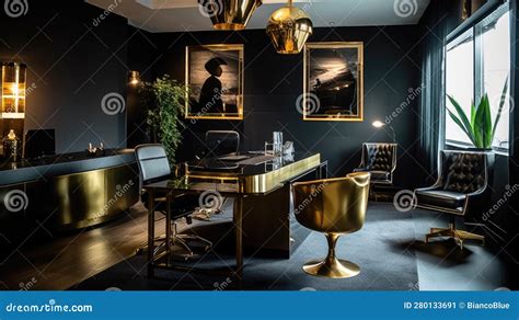 Generative Ai. Art Deco Christmas Abstract Background Royalty-Free ...