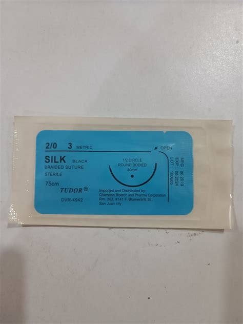 Silk Suture Round 2 0 Health Nutrition Medical Supplies Tools On