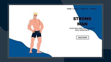 strong man vector 21750651 Vector Art at Vecteezy