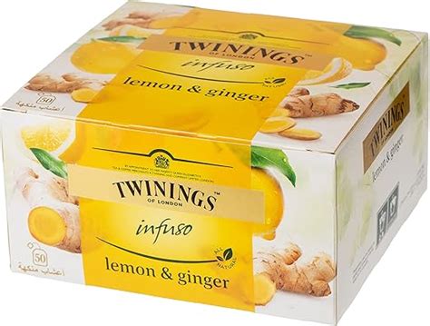 Twinings Infuso Lemon Ginger Tea 50 Bags Buy Online At Best Price