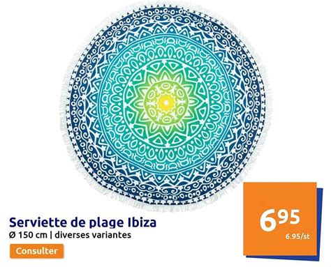 Promo Serviette De Plage Ibiza Chez Action ICatalogue Fr