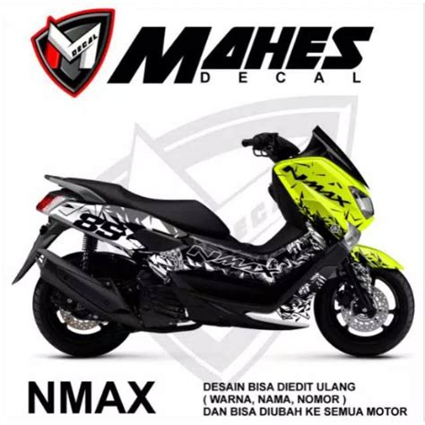 Jual Sticker Nmax Abstrak Full Body Decal Nmax Grafis Abstrak Full