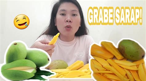 Green Mango Mukbang Ms Pamu Youtube