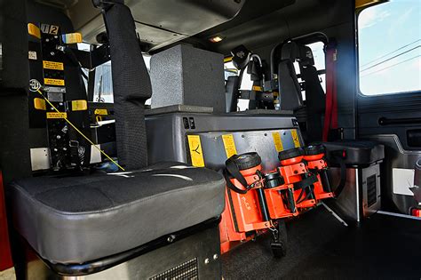 Inside Fire Truck Cab