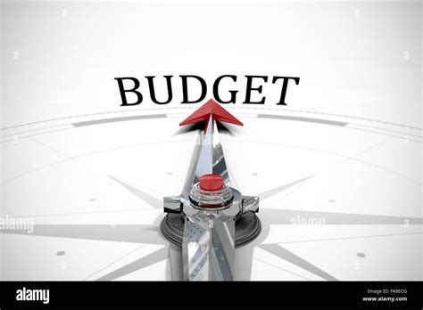 Budget Against Compass Stock Photo Alamy