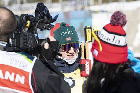 Johannes Thingnes Boe Nor Bildergalerie Biathlon Weltcup Canmore