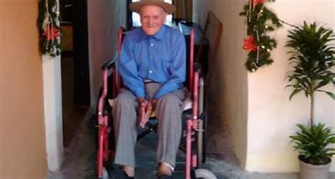 El hombre más viejo del mundo celebró sus 114 años de edad en el estado