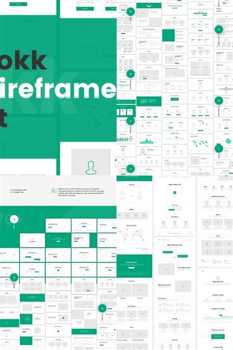 Blokk Wireframe Kit 170+ Screens | Wireframe, Photoshop design, Wireframe kit