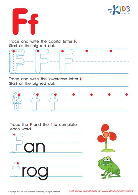 Tracing Letter F Letter F Tracing Sheet Traceable Letter F