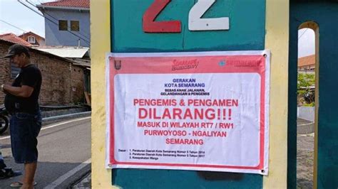 Pengemis Atau Pengamen Dilarang Masuk Lingkungan Rt Atau Rw Kota