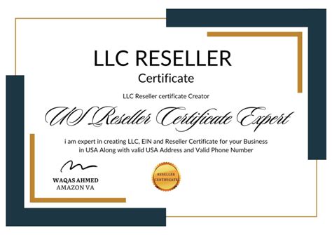 Make A Reseller Certificate For Amazon Fba Wholesale By Ecommereceexper