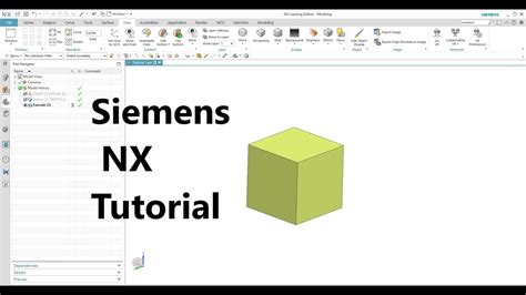 Siemens Nx Tutorial Youtube