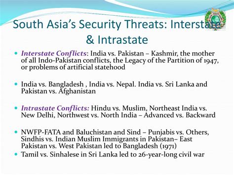 Ppt Security Dynamics In South Asia Powerpoint Presentation Free Download Id4679445