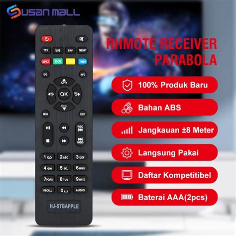 Jual Temukan Remot Remot Set Top Box Dvb T Matrix Apple Hd Merah Tanpa