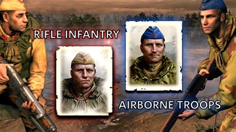 Guards Rifle Infantry Vs Guards Airborne Troops Coh2 Guide Youtube