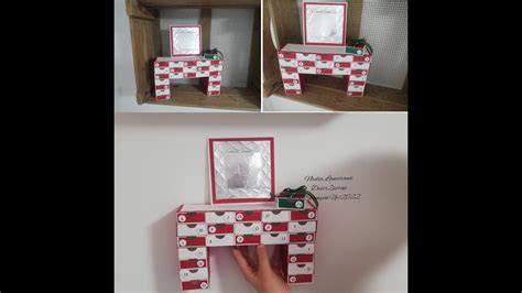 Tutoriel calendrier de l avent commode du père Noël Stampin Up Episode