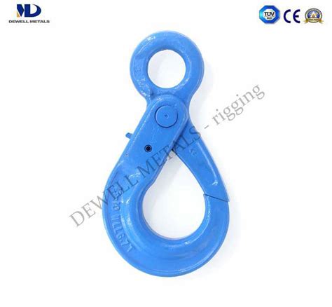 Rigging Hardware Blue Painted Drop Forged Alloy Steel G100 Eye Selflock