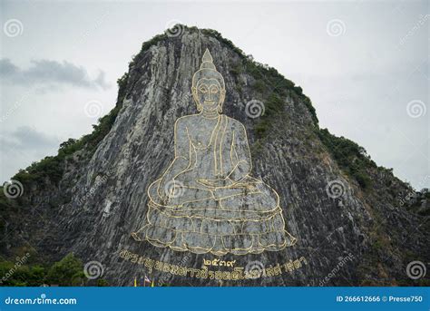 Thailand Pattaya Buddha Hill Khao Chi Chan Stock Photo Image Of